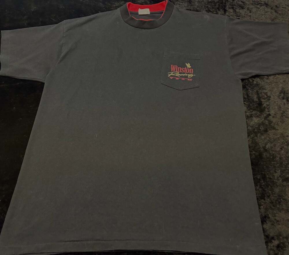Men XL Vintage 1992 American Born Winston Racing Team T-Shirt
